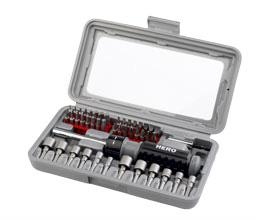 HERO Bitssæt 46 dele Hero-Tools