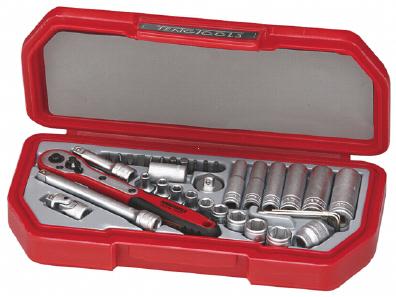 Topnøglesæt Tengtools 1/4" 36 dele Teng tools