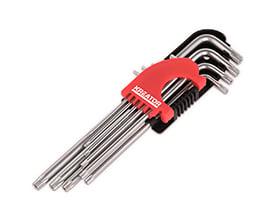 Torx nøglesæt 9 dele - lang model Kreator