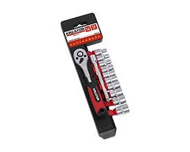 Topnøglesæt 1/4" 12 dele 4-13 mm Kreator