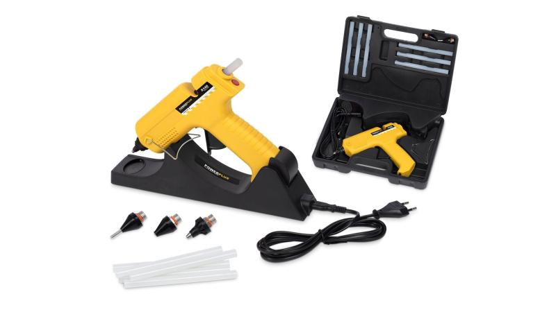 Limpistol opladelig 25 watt i kuffert PowerPlus