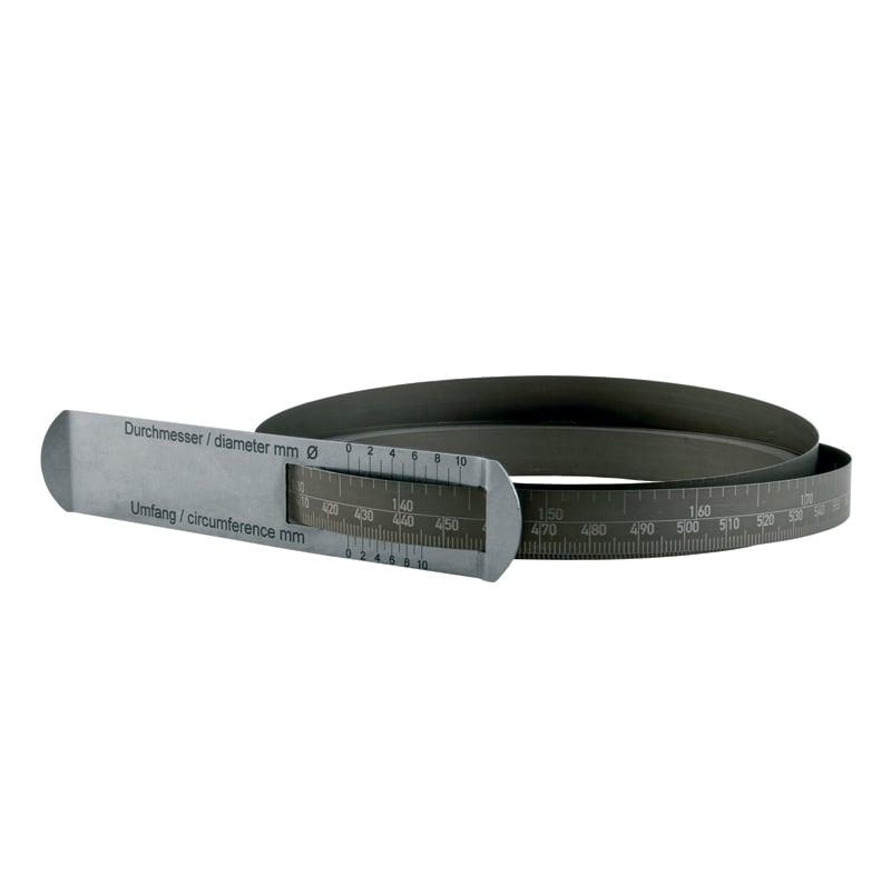 Stålmålebånd for omkreds 60-950 mm og diameter Ø20-300 mm Diesella
