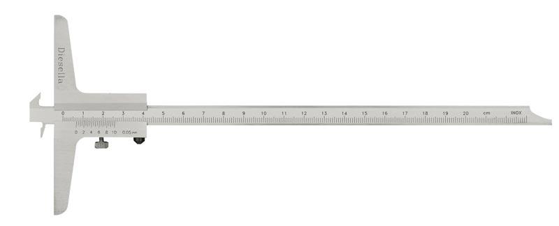 Dybdeskydelære 0-200 mmx0