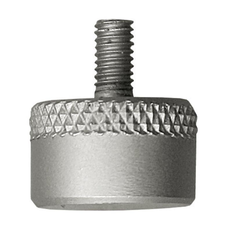 Taster Ø10 mm flad til måleure. Gevind M2