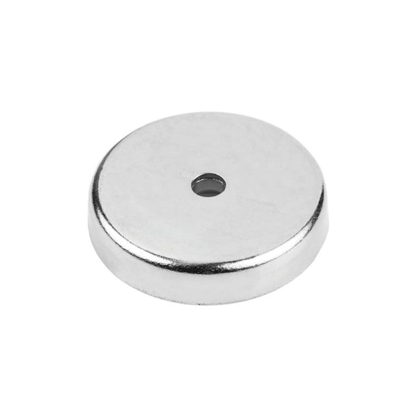 Ferrit pottemagnet Ø40 mm med Ø5