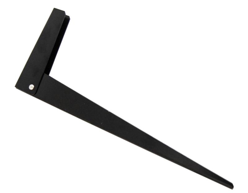 Foldbar bordbæring 400x160 mm. - sort Home>it