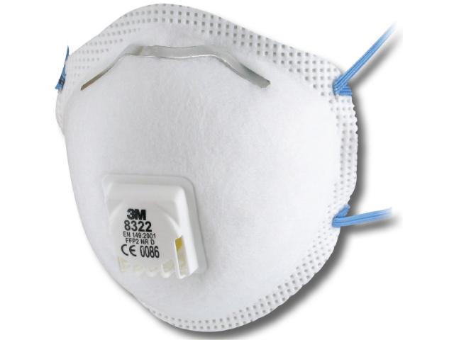 Filt halvmask 3m 8322 ffp2v 3M sikkerhed