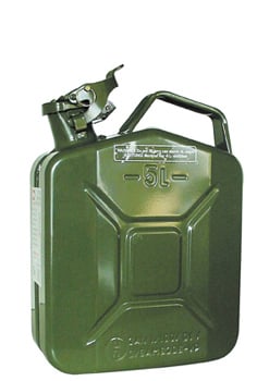Jerry can 5 liter i metal 0