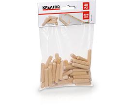 Trædyvler 8 x 40 mm - 40 stk Kreator
