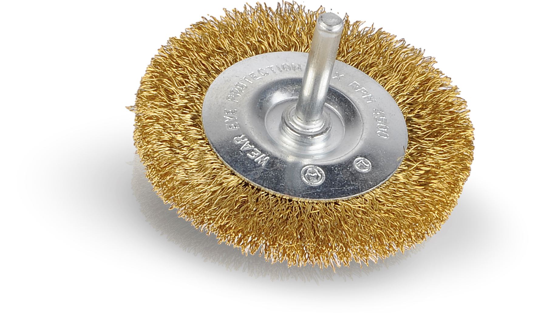 Skivebørste Ø 75 mm kobber - boremaskine Hero-Tools