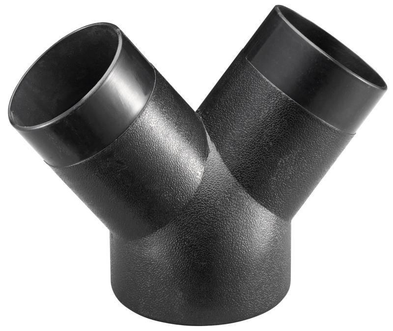 Y-gren fra tilkoblingsdiameter 130 mm til 2x 100 mm Bernardo