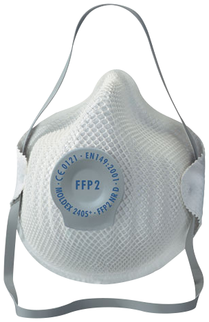 Filtrerende halvmaske Classic FFP2 NR D med ventil - 20 stk. pak. Moldex