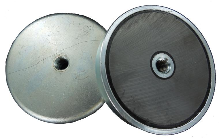 Eclipse pottemagnet M10 55kg ø80mm galvaniseret Eclipse Magnetics