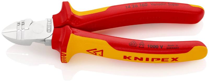 Afisoleringsskævbider 14 26 160 mm Knipex