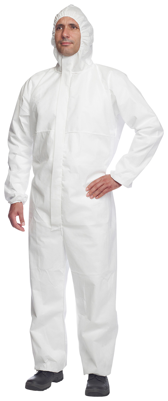 Korttidsdragt Proshield Basic Hvid Str. M Tyvek
