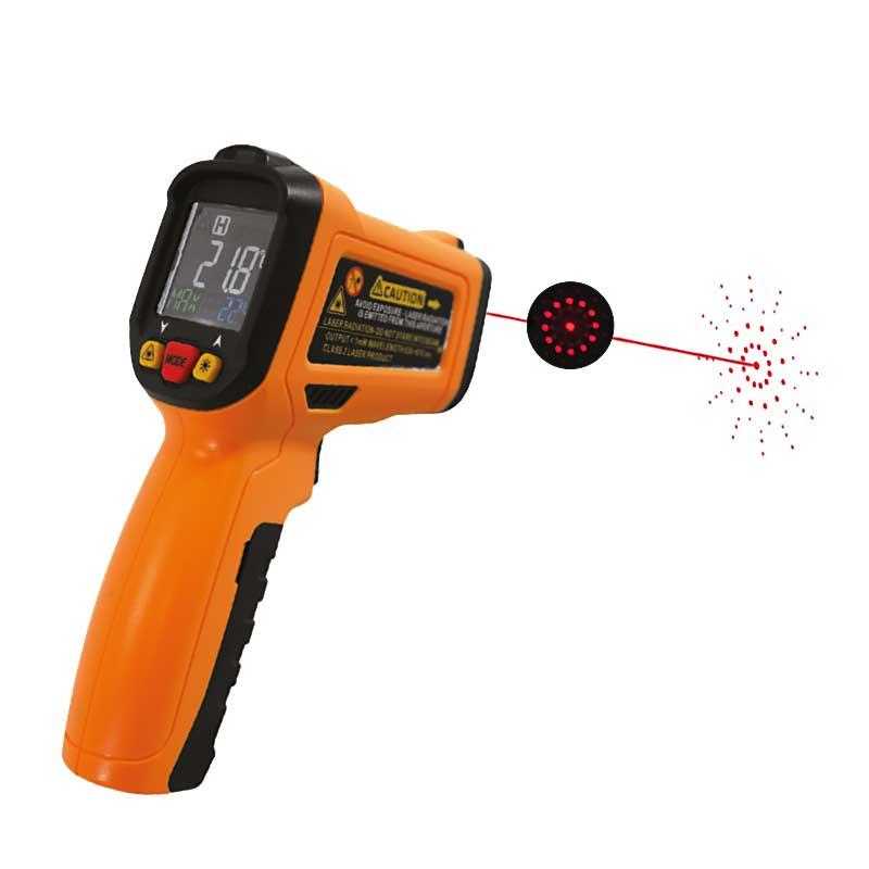 Infrarødt termometer med cirkulær laser (-30Â°C-500Â°C) Diesella