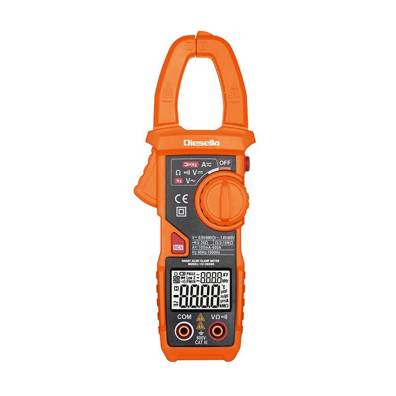 Digital tangamperemeter AC/DC 10mA~600A / 100mA~600A Diesella