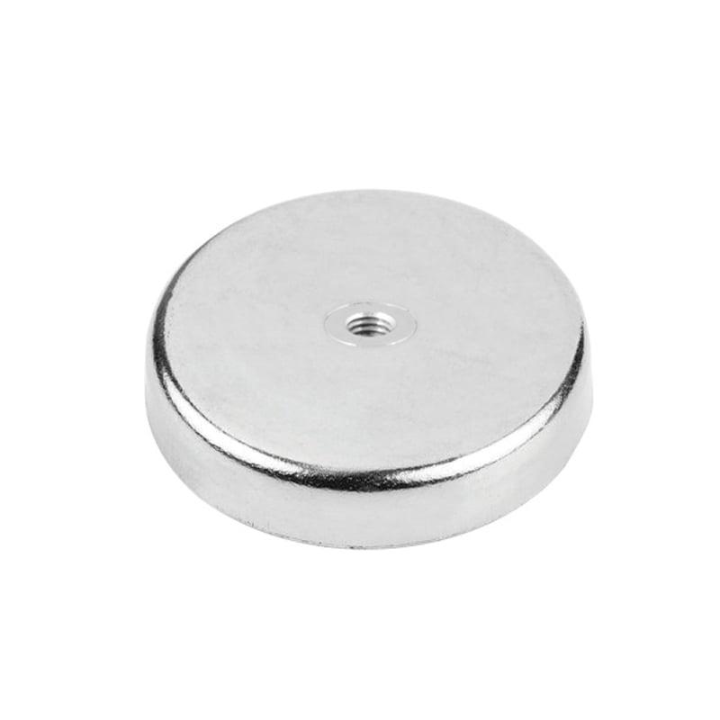 Ferrit pottemagnet Ø80 mm M10 gevindhul (550 N) Diesella