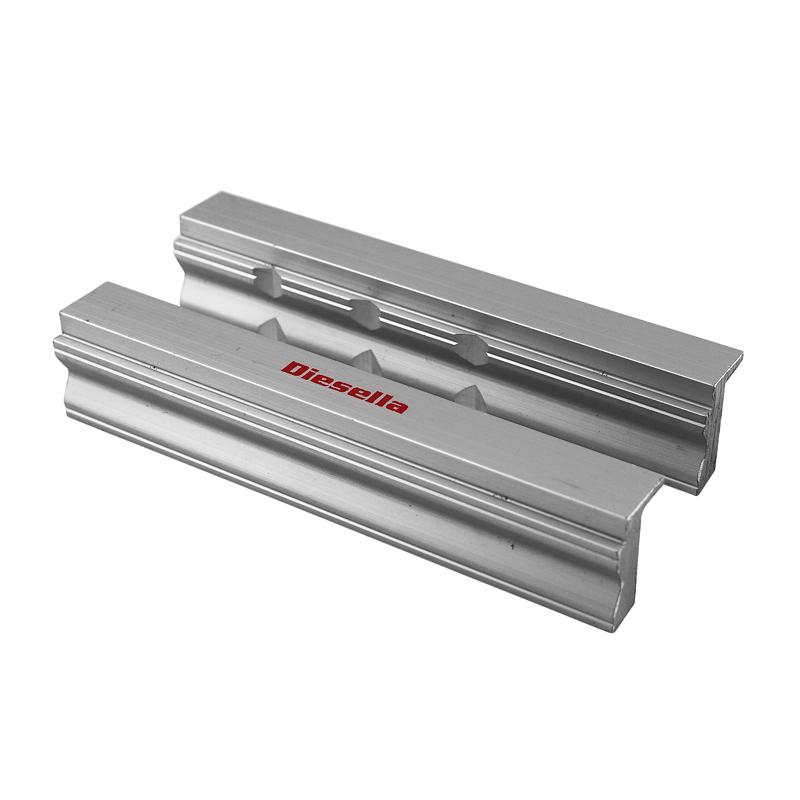 Alu. beskyttelsesbakker 100 mm prisme med neodymium magneter Diesella