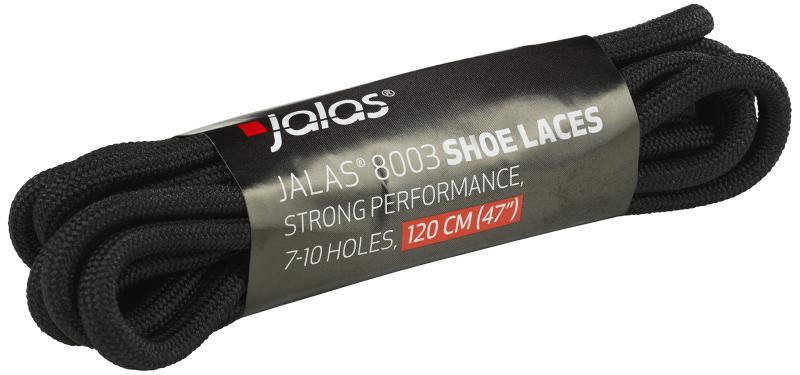 Jalas snørebånd sort polyester 8003