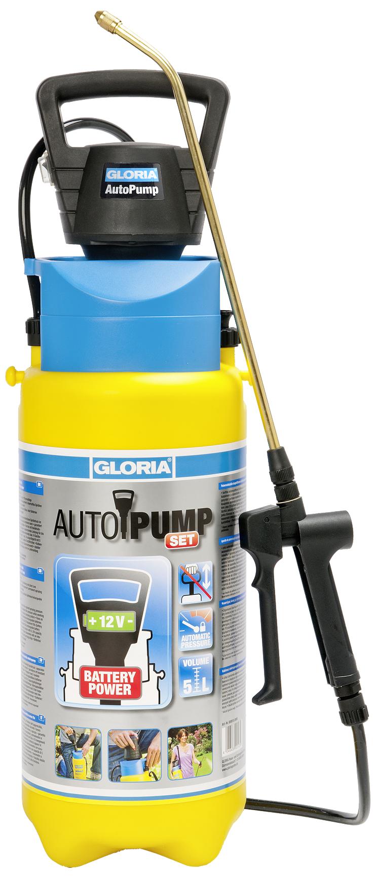 Gloria tryksprøjte m/akku-pumpe Prima 5/42E Gloria