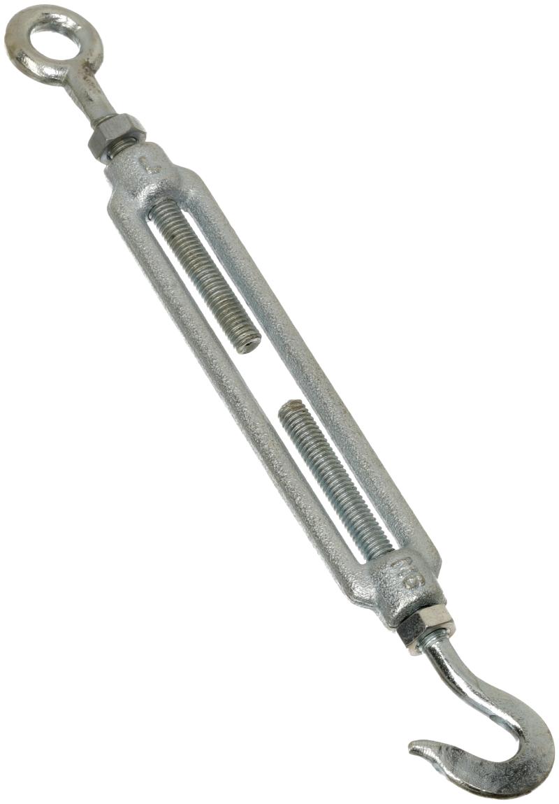 Bardunstrammer øje/krog galv. 5mm Michlar