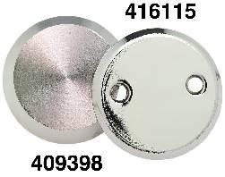 Täckskylt 11mm 409398 mattkrom ASSA