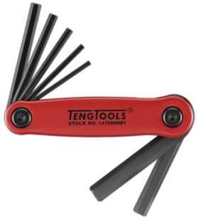 Unbrakonøglesæt 7 dele 1476nmm Teng tools