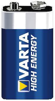 Batteri longlife pow 6lr61 9v VARTA