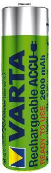 Batteri laddb aa 2600 mah 4-p VARTA
