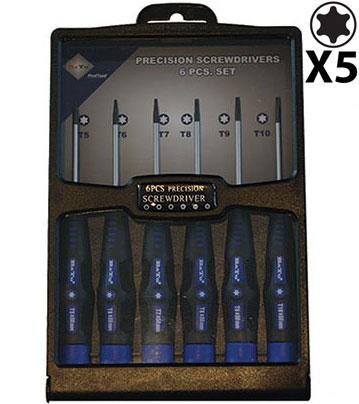BATO Skruetrækkersæt Mini TX5-10 6 dele. Bato