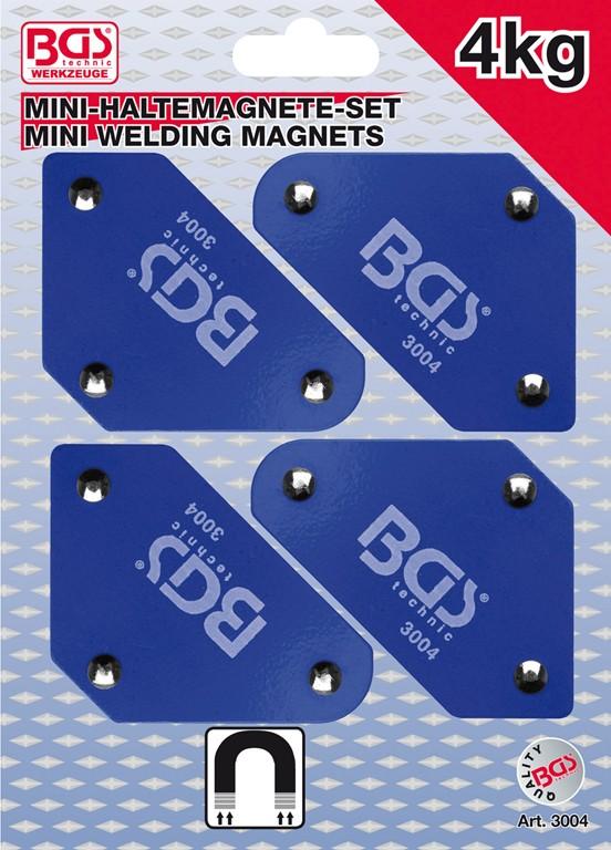 BGS Svejsemagnetsæt holder 4kg. 4 dele 45/90/135G. BGS