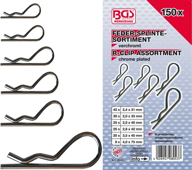BGS Fjedersplittersortiment 2