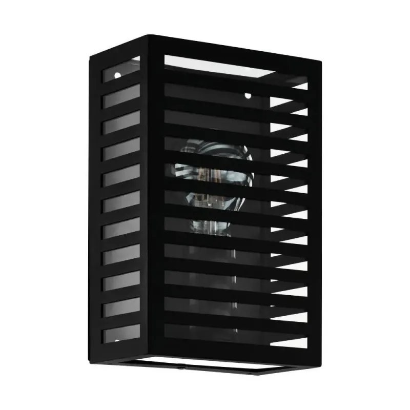 EGLO Alamonte Ude Væg E27 Ip44 H260 Sort - Udendørslampe - 900136 Eglo