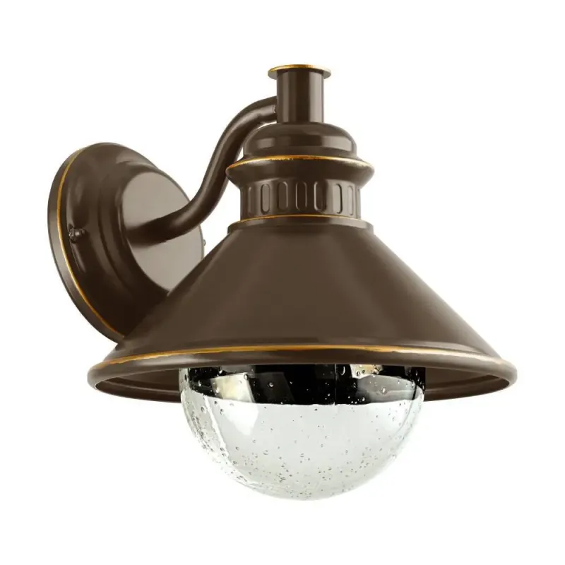 EGLO Albacete Ude Væg Brun/kobber/klar - Udendørslampe - 96262 Eglo