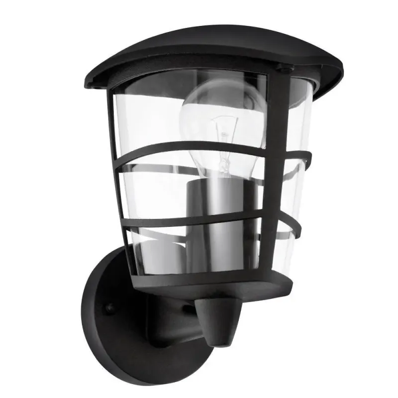 EGLO Aloria Ude Væg Op Sort - Udendørslampe - 93097 Eglo