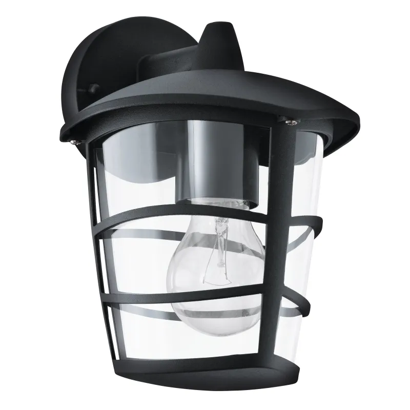 EGLO Aloria Ude Væg Ned Sort - Udendørslampe - 93098 Eglo