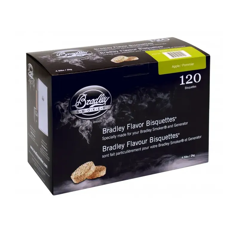 Bradley Apple Bisquettes 120 stk. Bradley Smoker