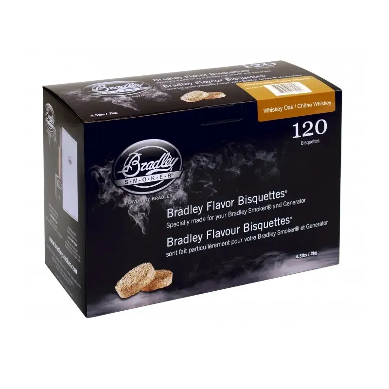 Bradley Whiskey Oak Bisquettes 120 stk. Bradley Smoker