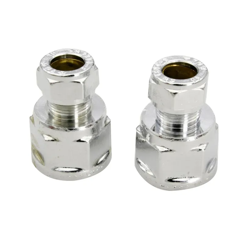 Monteringssæt/klemring Armatur Slange/kobberrør Â½"X10 Mm Krom VVS Trading A/S