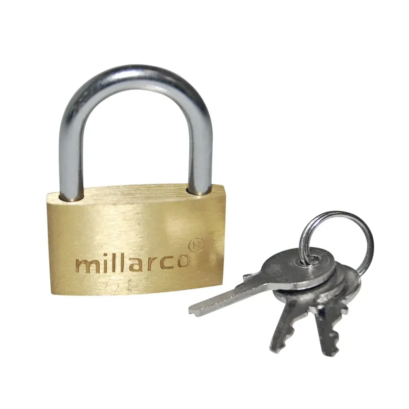 Mi-lock Hængelås messing - 30 mm. "Kampagne" Mi lock