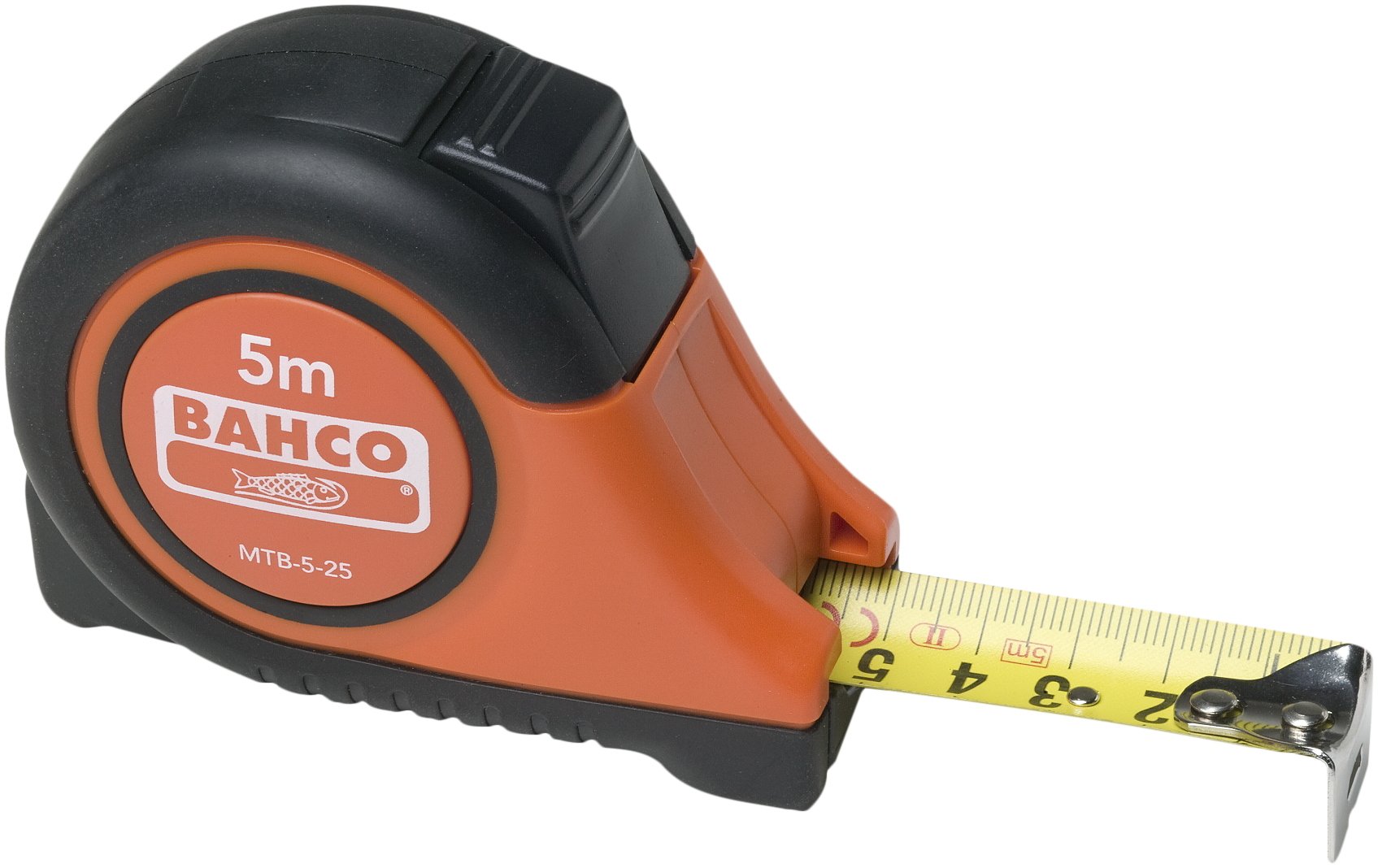 Båndmål 3 mtr mm/" MTB-3-16-M-E m/magnet Bahco