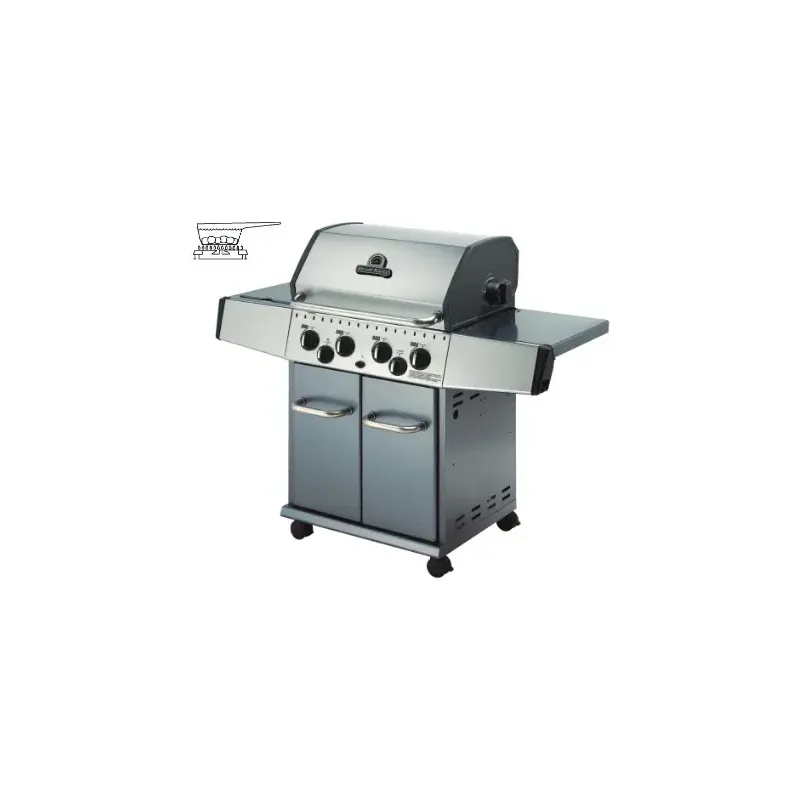 Broil King reservedele  - Crown 490  - 9123-83 - Årgang 2010-15 BroilKing