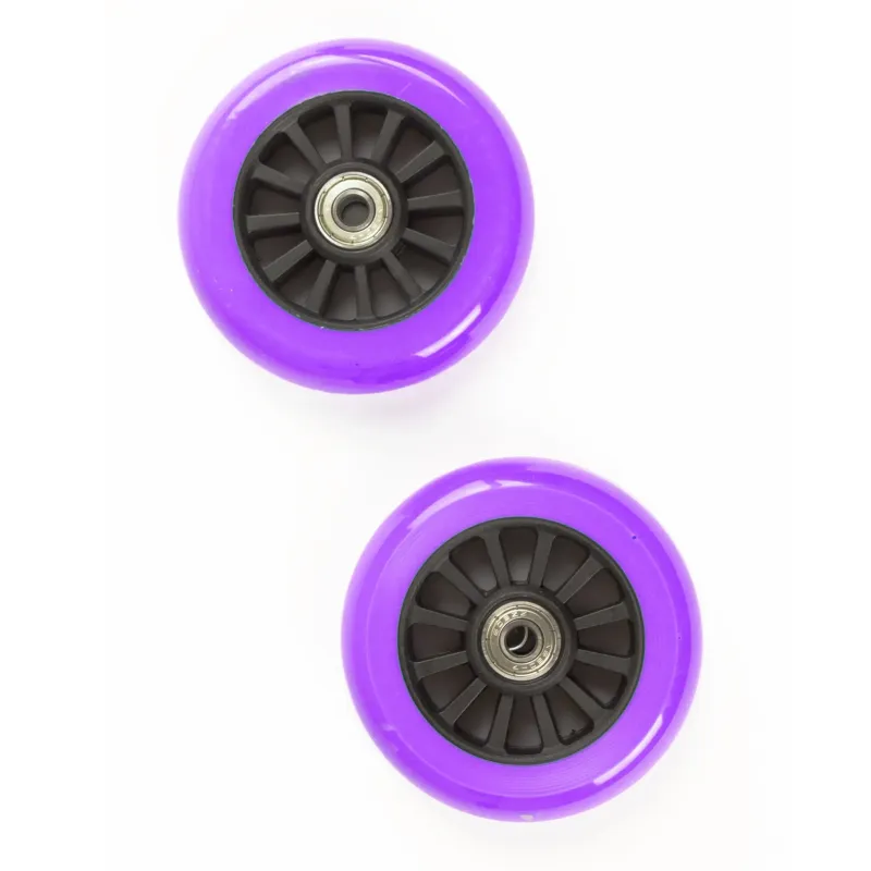 Hjul til Trick Løbehjul 100 mm - Sort/Lilla - 505087 Euro Play