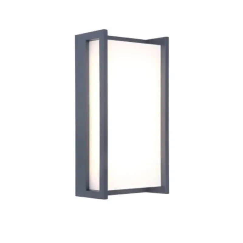 Lutec Udendørs Væglampe Qubo   Mørkegrå110x220x71mm Lutec