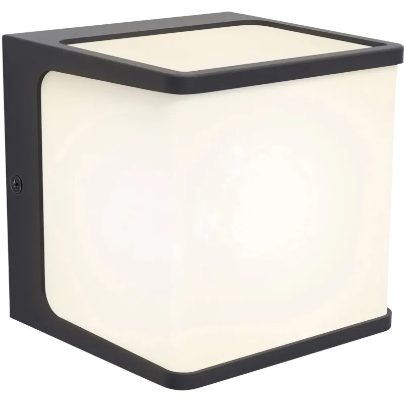 Lutec  Væglampe Udendørs Doblo Grå    110x100x110mm Lutec