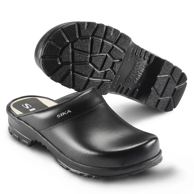 SIKA Comfort Tøffeltræsko OB SRC - sort Sika Footwear