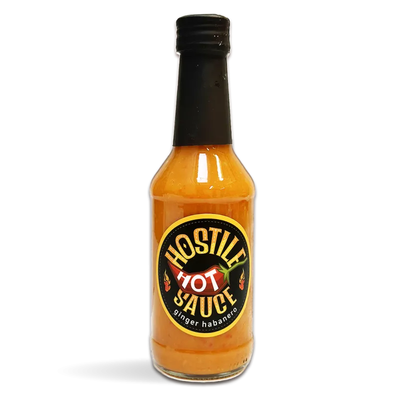 Hostile Hot Sauce Ginger Habanero- 250 ml Hostile Hot Sauce