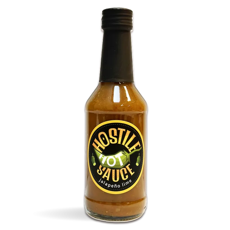 Hostile Hot Sauce Jalapeno Lime- 250 ml Hostile Hot Sauce
