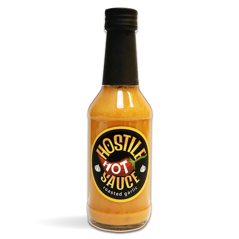 Hostile Hot Sauce Roasted Garlic- 250 ml Hostile Hot Sauce